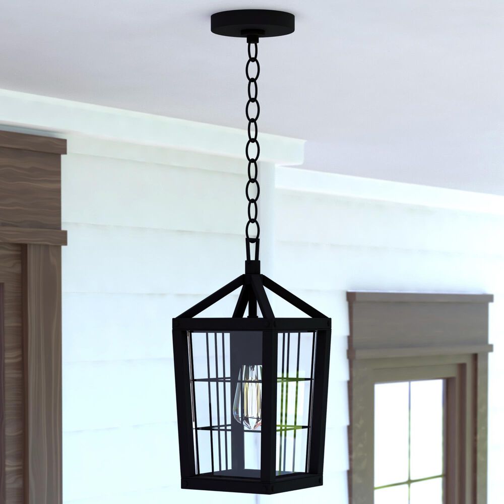 Vaxcel Gage 1-Light Outdoor Pendant in Volcanic Black, , large