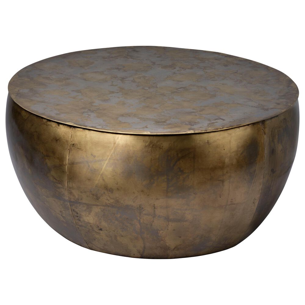 Jamie Young Amara Coffee Table in Antique Brass, , large
