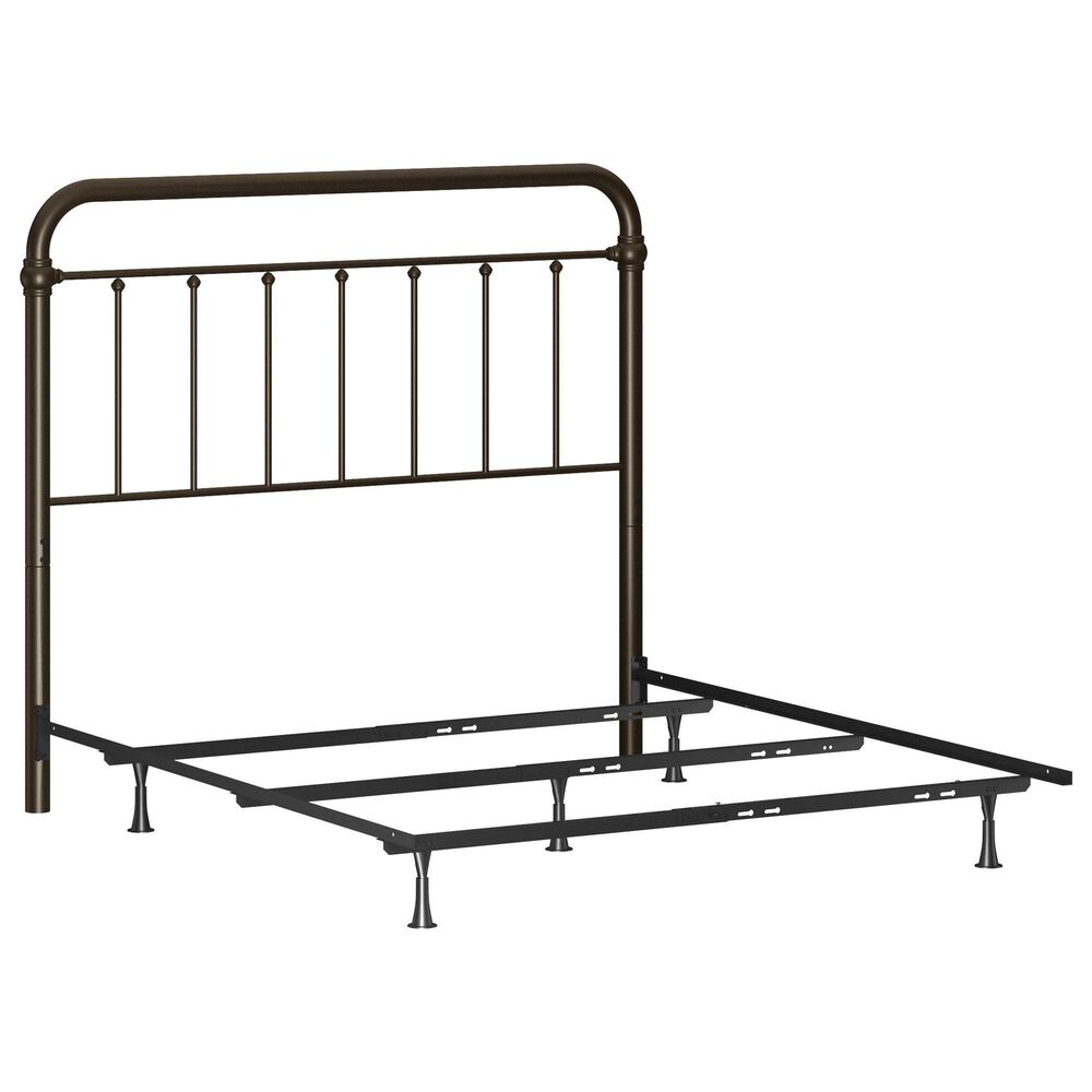 Richlands Furniture Kirkland Full/Queen Slat Metal Bed  in Dark Bronze, , large