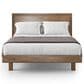 BDI Kava Queen Platform Bed and Two Nightstands in Natural Walnut, , large