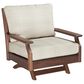 Timbertrail Foundations and Opal 4-Piece Patio Conversation Set with Chocolate Brown Frame in Beige, , large
