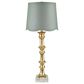 Crestview Collection Romy Table Lamp with Green Shade in Gold, , large