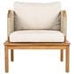 Hearth and Haven Outdoor Club Chairs with Teak Frame in Beige, , large