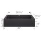 Blanco Vintera 30" Super Single Apron Farmhouse Sink in Anthracite, , large
