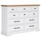 Ashley Ashbryn Dresser in White and Natural, , large