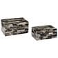Ashley Ellford Decorative Box in Black, Brown and Cream (Set of 2), , large
