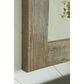 Ashley Waltleigh Accent Mirror in Distressed Brown, , large
