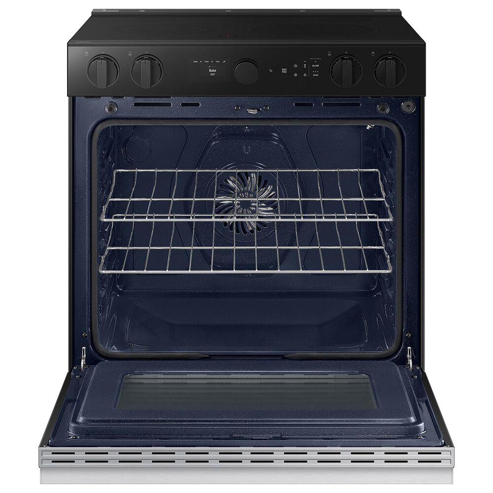 Samsung Bespoke Bespoke 6.3 Cu. Ft. Smart Slide-In Electric Range with 5 Elements and Steam Clean in Stainless Steel, , large