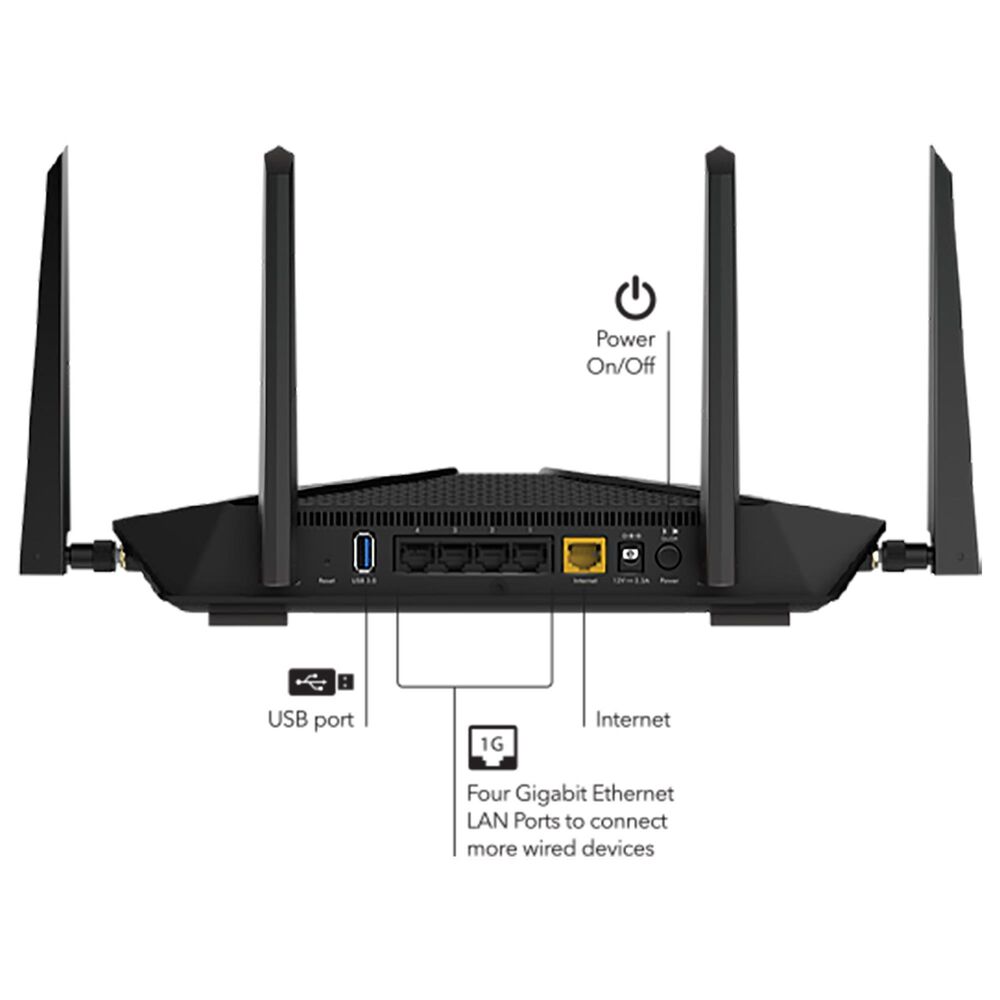 NETGEAR Nighthawk AX5400 WiFi Router NFM
