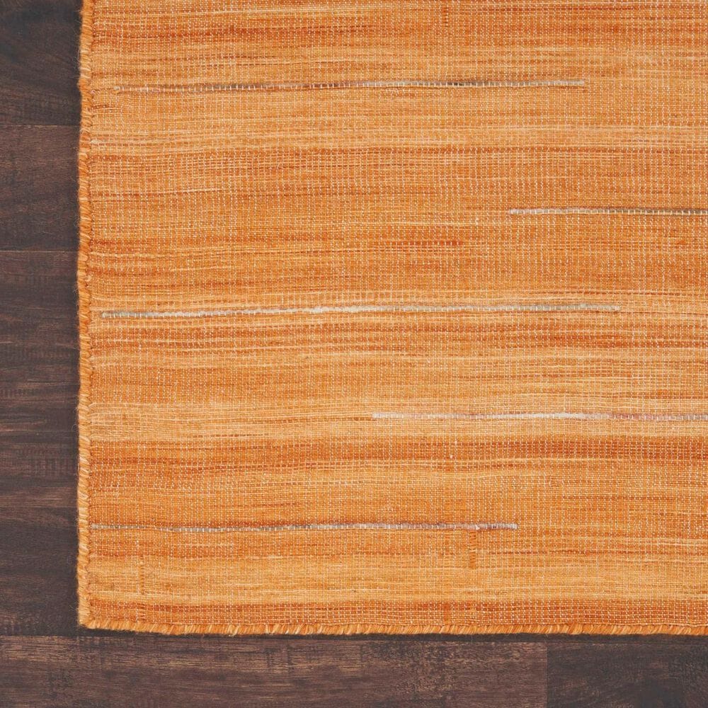 Nourison Interweave 5&#39;3&quot; x 7&#39;3&quot; Orange Area Rug, , large