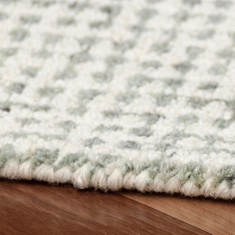 L&amp;R Resources Criss Cross Green 10' x 14' Area Rug, , large
