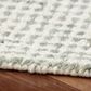 L&R Resources Criss Cross Green 10" x 14" Area Rug, , large