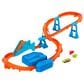 Hot Wheels Track Creator Boosted Jump Speedway Set with Toy Car and Motorized Booster in Multicolor, , large