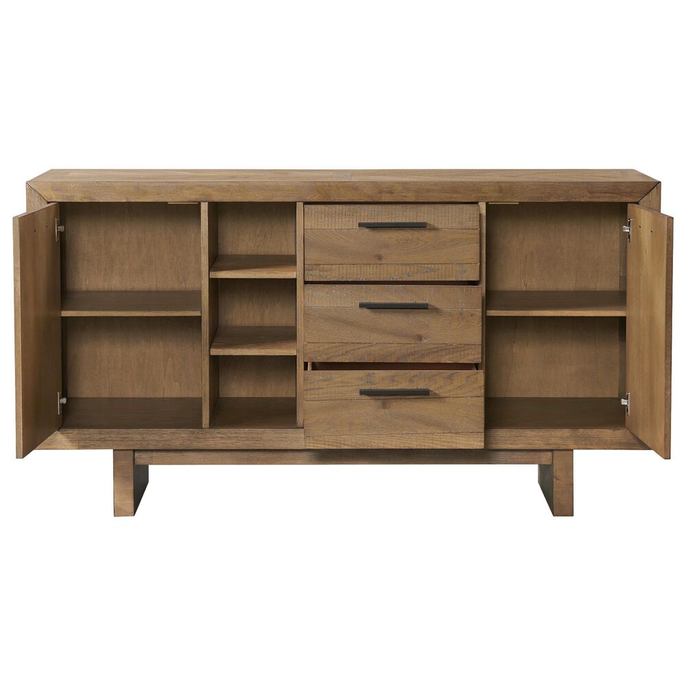 Hawthorne Furniture Landmark 66&quot; Sideboard in Weathered Oak, , large