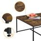 HOMLUX 5-Piece Occasional Table Set in Weathered Oak and Black, , large