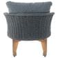 Hearth and Haven Outdoor Rocking Chair with Wooden Frame in Gray, , large