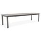 Telescope Rectangular Extension Dining Table in Warm Grey - Table Only, , large