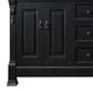 James Martin Vanities Brookfield 72" Double Bathroom Vanity in Antique Black with 3 cm Charcoal Soapstone Quartz Top and Rectangle Sink, , large