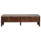 Stickley Furniture Walnut Grove Bench with Salvador Dove Leather Cushion in Walnut, , large