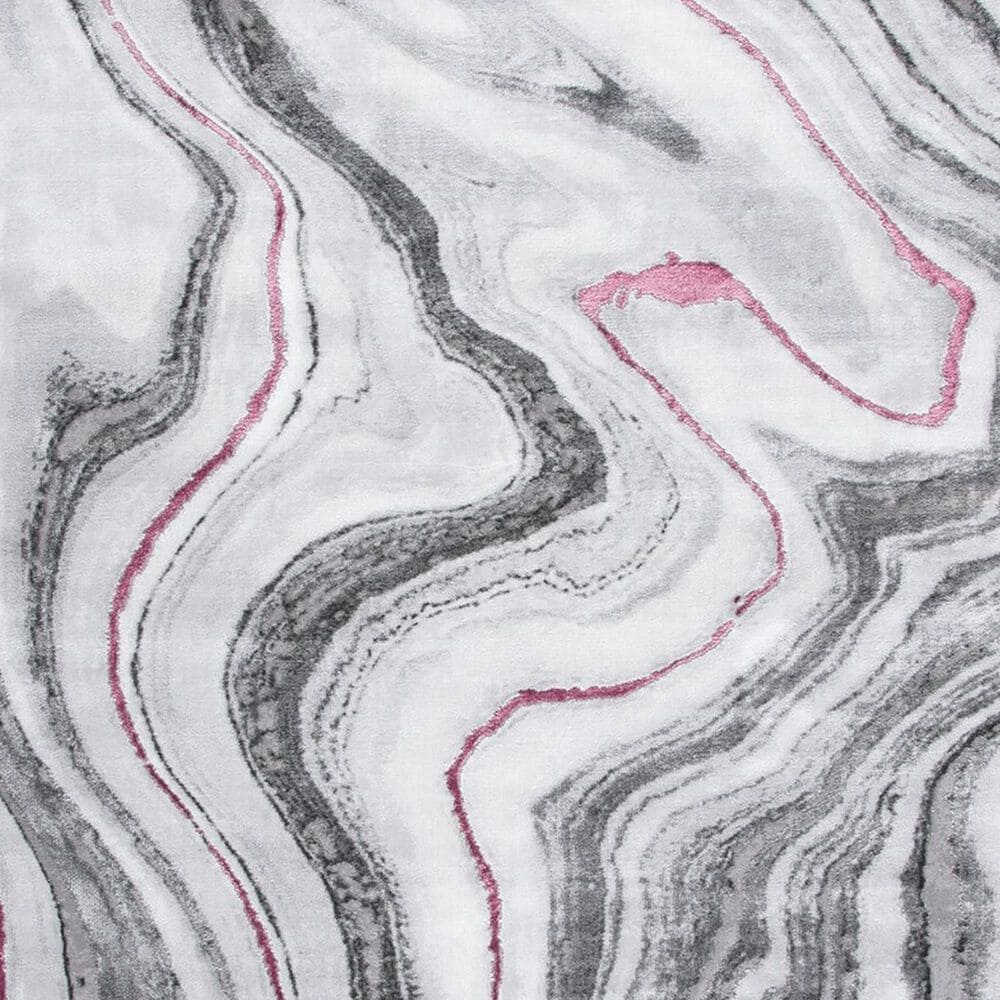 Safavieh Craft CFT819S 6'7" x 9' Grey and Wine Area Rug, , large