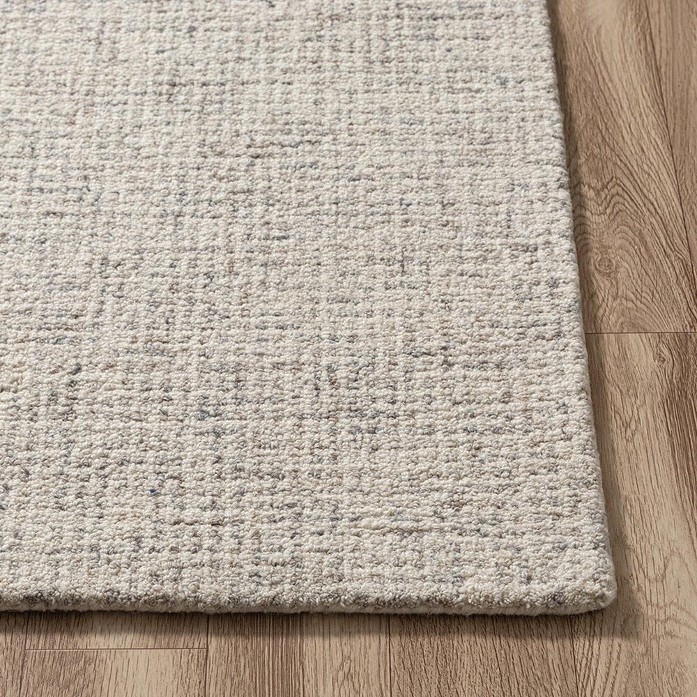 L&amp;R Resources Criss Cross Ivory and Greige 7&#39;9&quot; x 9&#39;9&quot; Area Rug, , large