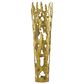 Maple and Jade 9" Abstract Drip Decorative Vase with Melting Designed Body in Satin Gold, , large
