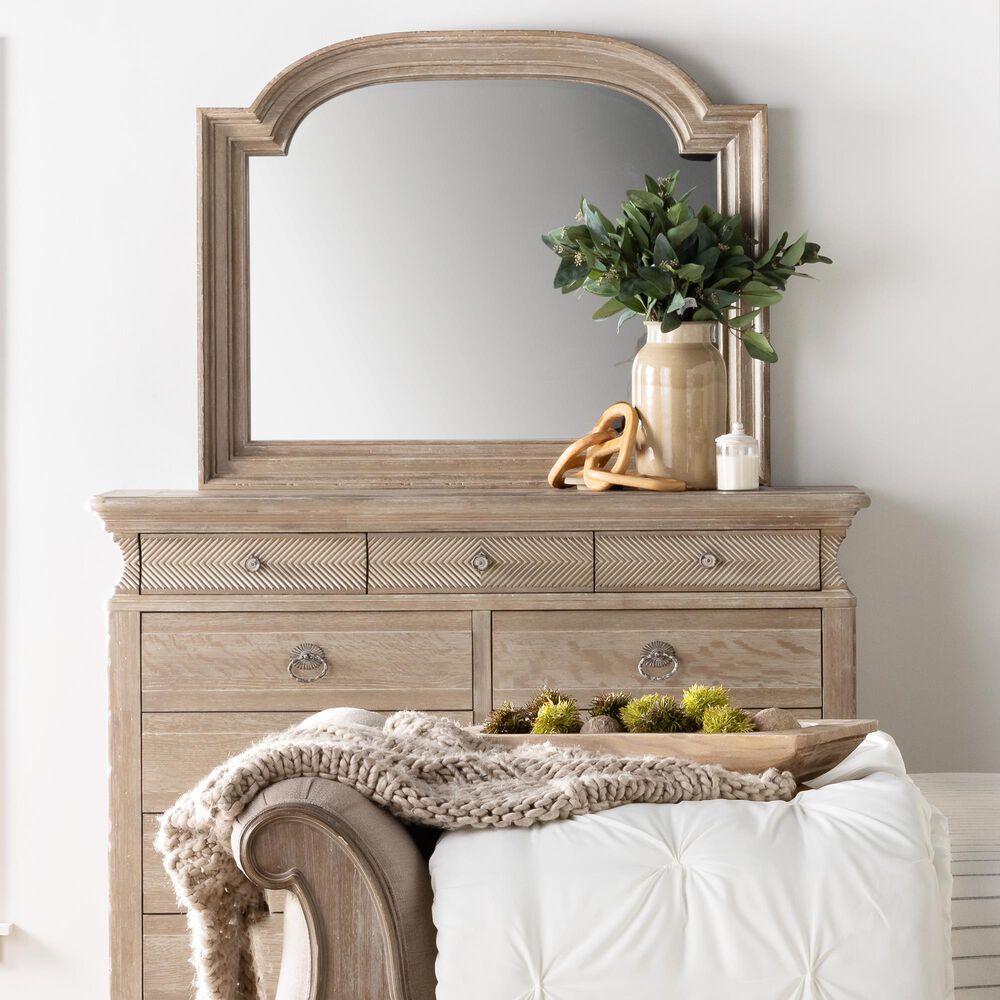 Vantage Summer Creek Mirror in Scrubbed Oak, , large