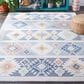 Safavieh Sarasota 4"5" x 6"5" Light Blue and Grey Indoor/Outdoor Area Rug, , large