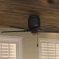 Hunter Terrace 44" Outdoor Ceiling Fan in Matte Black, , large