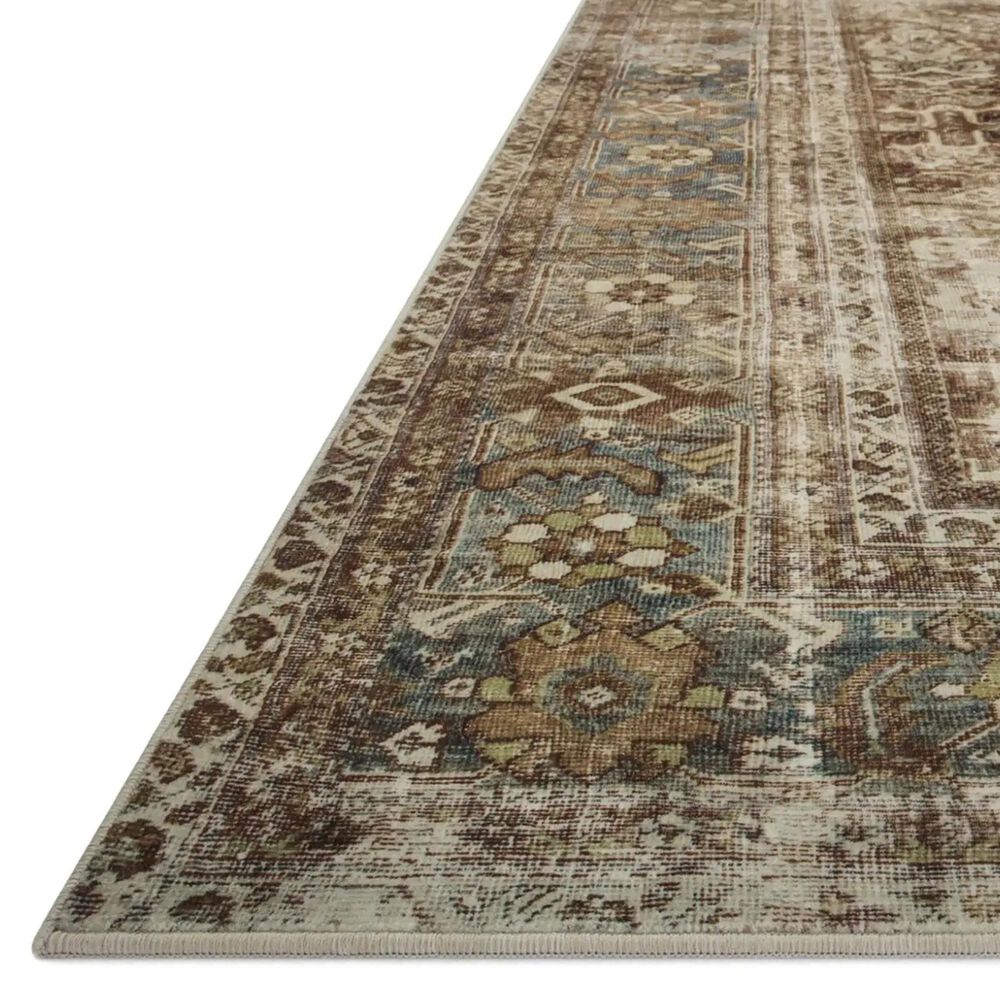 Magnolia Home Sinclair 8&#39;6&quot; x 11&#39;6&quot; Rust and Lagoon Area Rug, , large