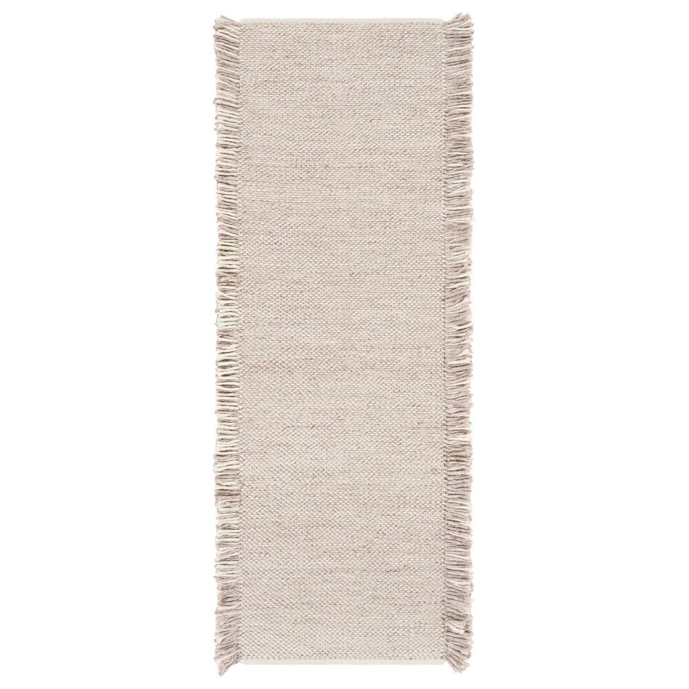 Surya Azalea 2"6" x 8" Taupe and Cream Indoor/Outdoor Runner, , large