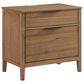 Riva Ridge Cyrus 2 Drawer Nightstand in Almond Bisque with AC Outlets, , large