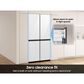 Samsung 22.8 Cu. Ft. Counter Depth 4-Door French Door Refrigerator in White Glass, , large