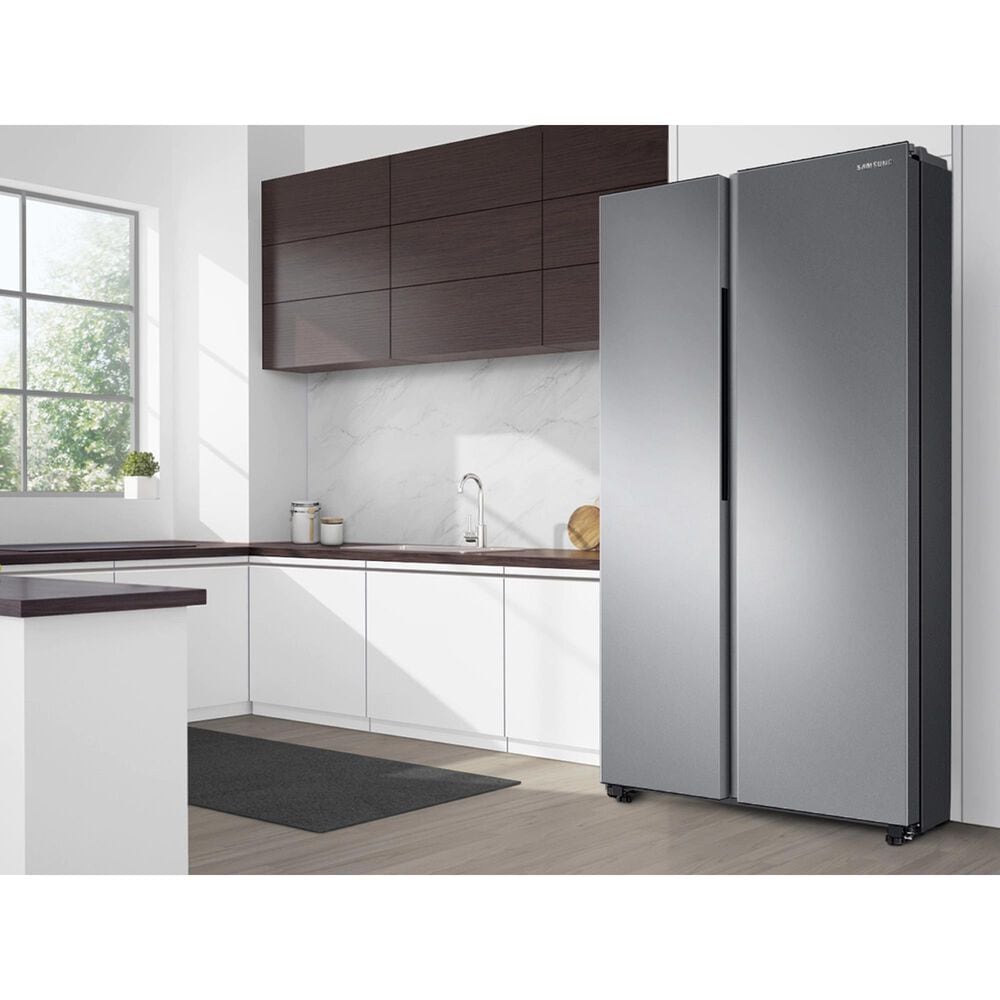 Samsung 28 Cu. Ft. Smart Side-by-Side Refrigerator in Stainless Steel, , large