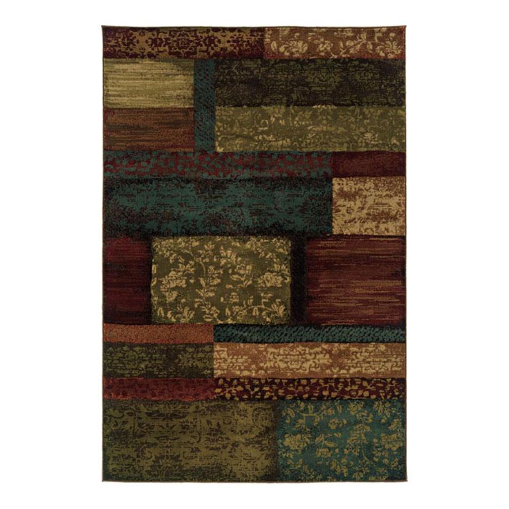 Oriental Weavers Emerson 2480C 5' x 7'6" Brown Area Rug, , large