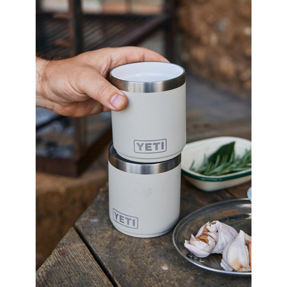 YETI Rambler 10 Oz Stackable Lowball 2.0 with MagSlider Lid in White, , large