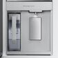 Samsung Bespoke 29 Cu. Ft. French Door Refrigerator in Charcoal Glass Family Hub Panel Included - Additional Panels Sold Separately, , large