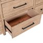 Belle Furnishings Proximity Place 9-Drawer Dresser and Mirror in Barley Buff, , large