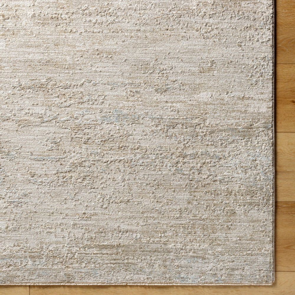 Surya Masterpiece Medium Gray, Light Gray, Cream and Ice Blue 2&#39; x 2&#39;11&quot; Area Rug, , large
