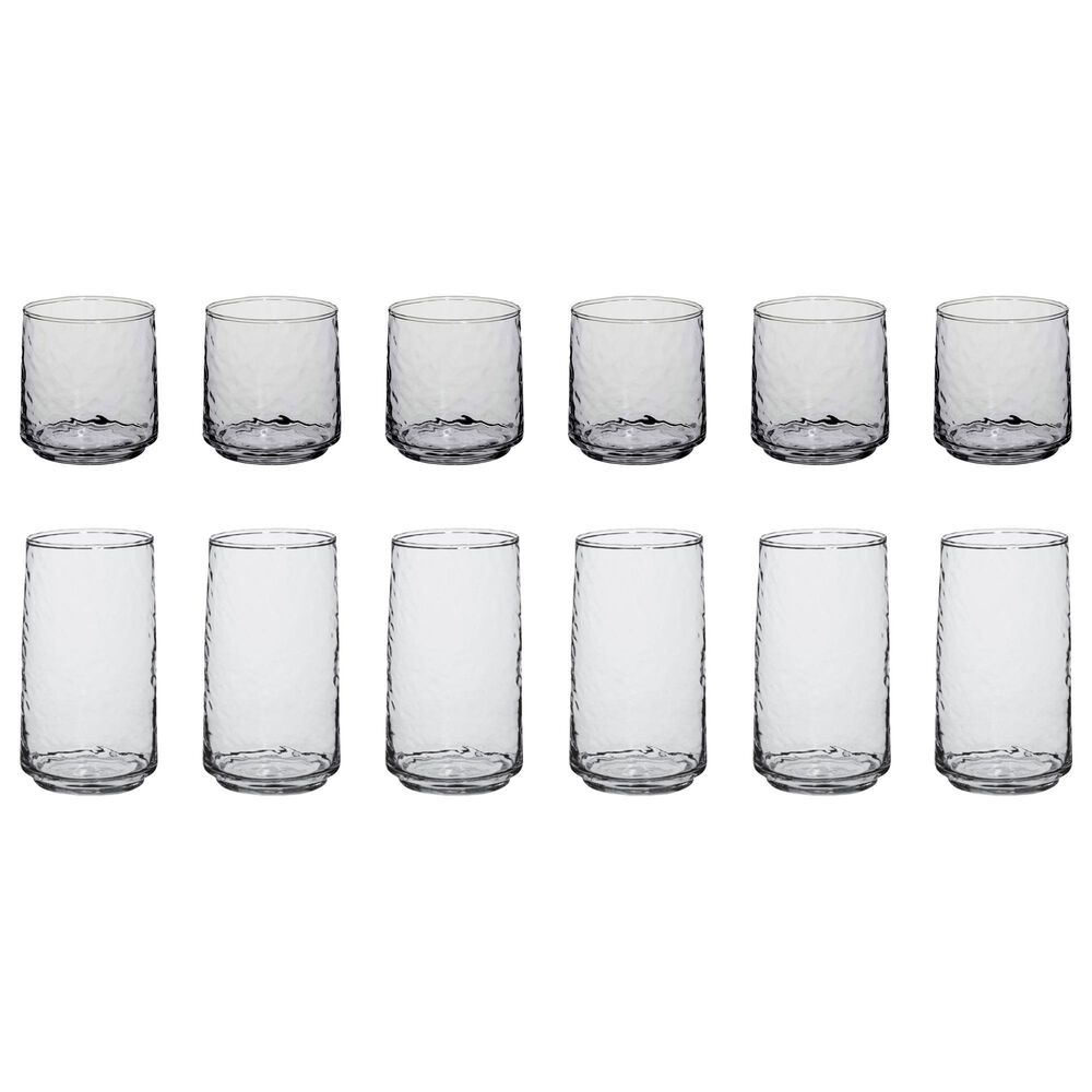 Anchor Hocking Brockhill 12-Piece Rock and Tea Mixed Set in Clear, , large