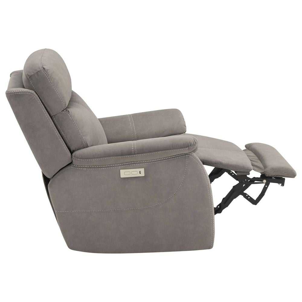 Steve Silver Surrey Power Recliner in Taupe, , large