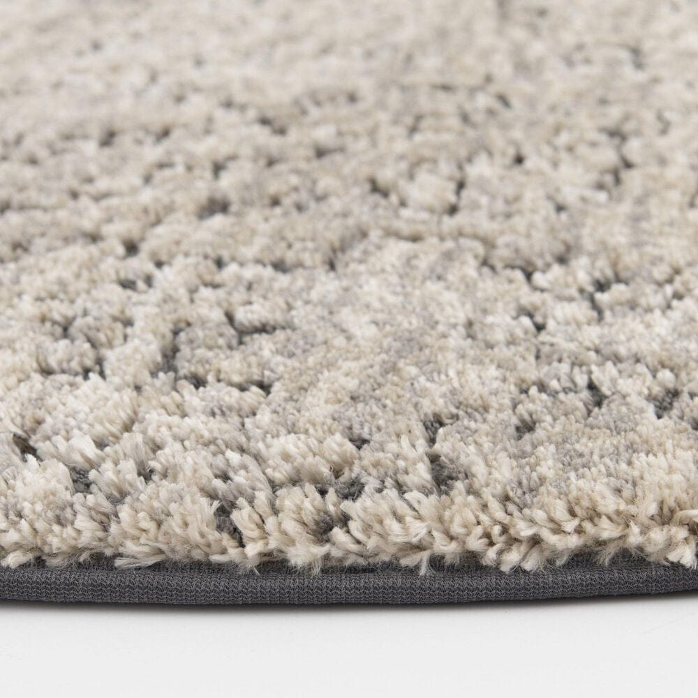 Central Oriental Stonington Nikita Oatmeal and Zinc 7&#39;10&quot; Round Area Rug, , large