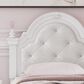 Ashley Kozlani Twin Upholstered Panel Bed in Matte White, , large