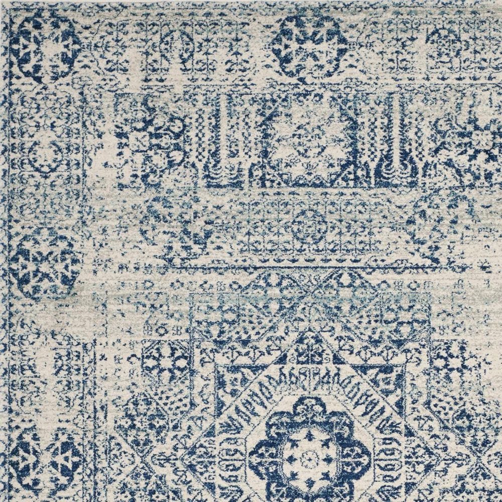 Safavieh Evoke EVK260C 2&#39;2&quot; x 15&#39; Ivory and Blue Runner, , large