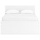 Ashley Onita Full Panel Platform Bed with 2 Side Storage in White, , large