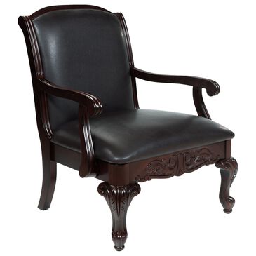 Furniture of America Chacon Accent Chair in Espresso, , large