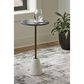 Ashley Caramont Accent Table in Gold, White and Black, , large