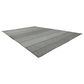 Harounian Rugs Kilim Casablanca 6" x 9" Silver and Grey Area Rug, , large