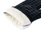 Harold Import Mrs. Anderson"s Baking Silicone Grip Oven Mitt in Black, , large