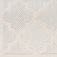 Nourison Easy Care 8" x 10" Ivory and White Indoor/Outdoor Area Rug, , large